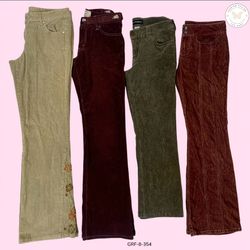 Vintage Y2K Corduroy Pants – Retro 2000s Style (GR..