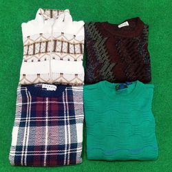 Suéter de mezcla estampado