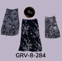 Jupe en polyester noire et blanche vintage Y2K | E..