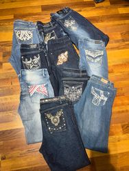 GB18 Y2K Embellished Jeans