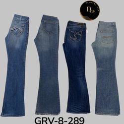 Jeans évasés bleus vintage Y2K | Esthétique classi..