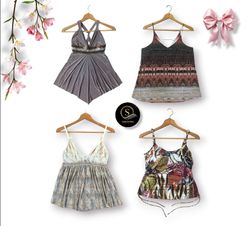 Y2K Style Earthy Tone Camisoles