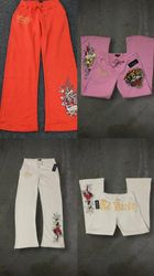 Pantalons évasés pour femmes Ed Hardy