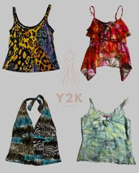 Top in rete vintage Y2k (YV-262)