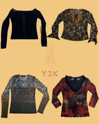 Y2k magliette a maniche lunghe (YV-263)