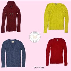Y2K Aesthetic Cable Knit Sweater – Timeless Vintag..
