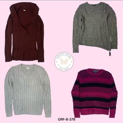 Maglione vintage a trecce Y2K – Essenziale retro a..