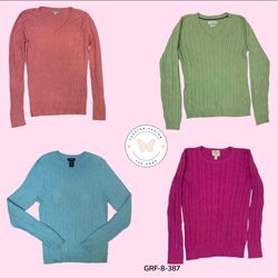 Y2K Retro Cable Knit Sweater – Timeless Vintage Ae..