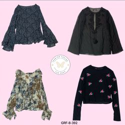 Y2K Statement Long Sleeve Blouse – Iconic Retro Br..