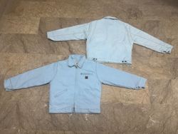 jaqueta de denim carhartt detroit estilo rework