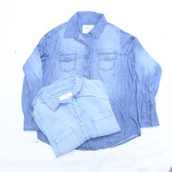 Camiseta Denim Azul Y2k IQ0530