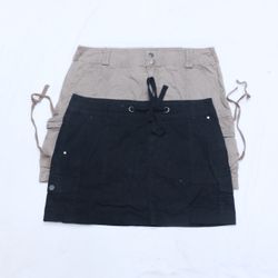 IQ0533 Y2k Streetwise Cargo Skirt
