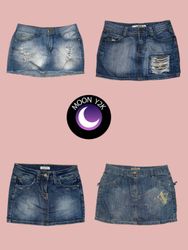 Y2K Denim Mini-Röcke (M-580)