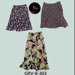 Jupe en poly floral rose authentique Y2K | Look dé..