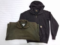 CR4978 VINTAGE CARHARTT HOODIE ET QUARTER ZIPPER