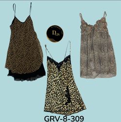 Y2K Leopard Print Sleep Dress | Moda Vin..