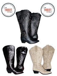 T1333 Y2K Bottes de mode pour femmes/Bottes de cow..