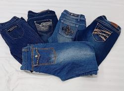 IQ0541 Y2K Embellished flare Jeans