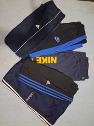 Nike and Adidas track pants