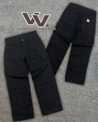 Carhartt Rework Style Baggy Black Pants - #29825