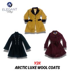Y2K Arctic Luxe Wool Caots - EV0862