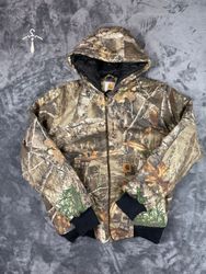 Giacca con stampa jungle in stile rework Carhartt