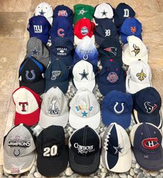 Branded Vintage Sports Caps | NFL MLB NBA | Adjust..