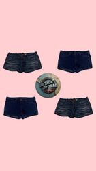 Shorts sexy en denim pixel parfait Y2K