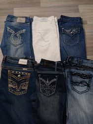 Pantalon flare en broderie Y2K pour femmes HD1111 ..