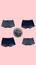Y2K Cyber Babe Denim Mini  Shorts