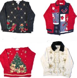 Prendas de punto navideñas