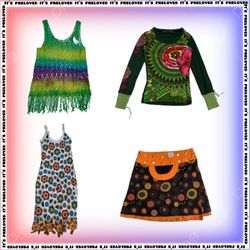 Psychedelic Trip Tops, Kleider, Röcke (SS-1196)