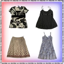 Polka Dot Fever Tops, Kleider, Röcke (SS-1199)