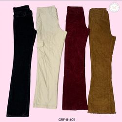 Y2K High-Waist Corduroy Pants – Timeless Vintage F..