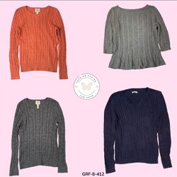 Vintage Y2K Cable Knit Sweater – Rare Aesthetic Fi..