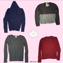 Y2K Vintage Cable Knit Sweater – Classic Cozy Aest..