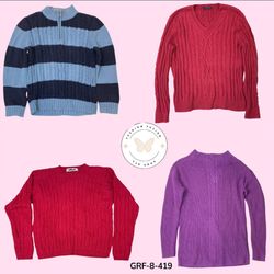 Y2K Chunky Cable Knit Sweater – Iconic Retro Style..