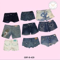 Rare Y2K True Religion  Shorts – Retro Icon (GRF-8..
