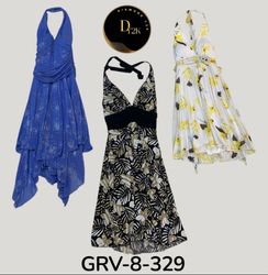 Vestido de poliéster de cuello halter Retro Y2K | ..