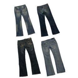 Jeans acampanados de tiro bajo Y2K (Ft Miss Sixty)