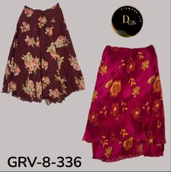 Authentic Y2K Printed Poly Skirt | Iconic Early 20..