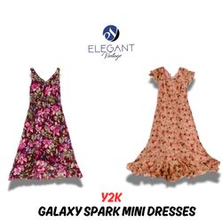 Y2K Galaxy Spark Mini Dresses - EV0871
