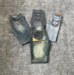 Y2K Embroidered Bootcut & Flared Jeans