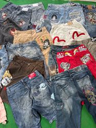 Japanese Embroidery Branded Short