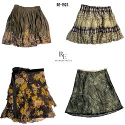 Y2K Grunge Summer Midi Mix Skirts (RE-1923)
