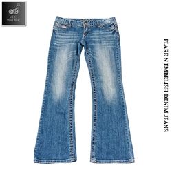 FLARE & EMBELISH DENIM JEANS (BUNDLE 1)