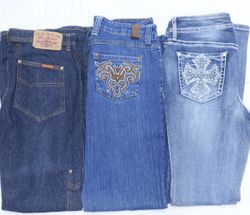 IQ0576 Y2k Flare Jeans