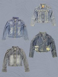 Vestes en jean de l'ère Britney Y2K (TS:699)