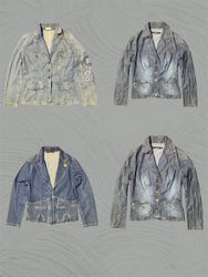 Vintage Vibes : Collection de Blazers en Jean Séle..