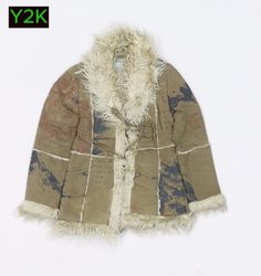 Y2K Boho Chic Afghan Coats